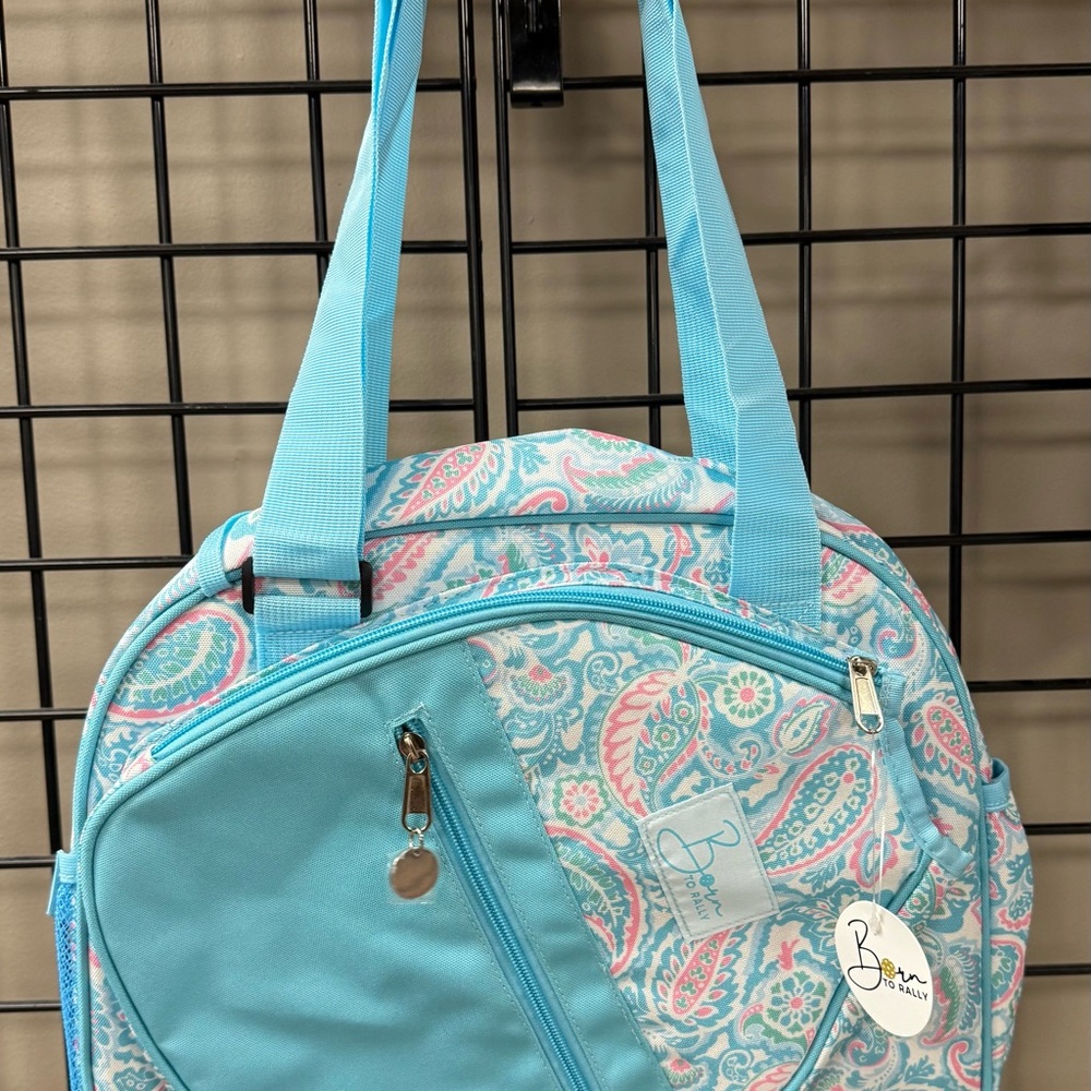 Pickleball Blue Paisley Women's Bag